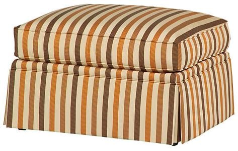 Customizable Upholstered Ottoman