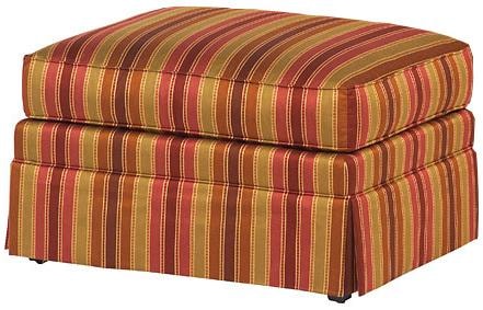 Customizable Upholstered Ottoman