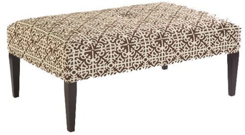 Greyson Ottoman with Tapered Legs