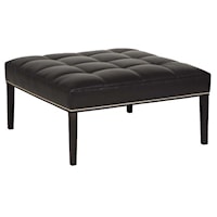 Melrose Tufted Square Ottoman