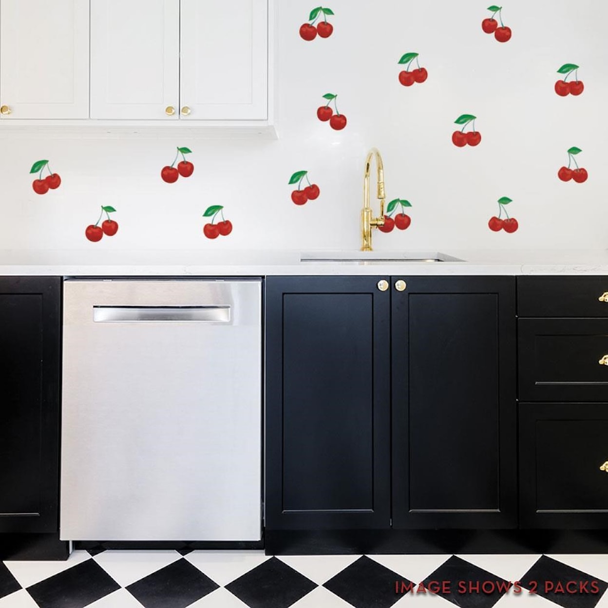 Tempaper Wall Decals Cherry Wall