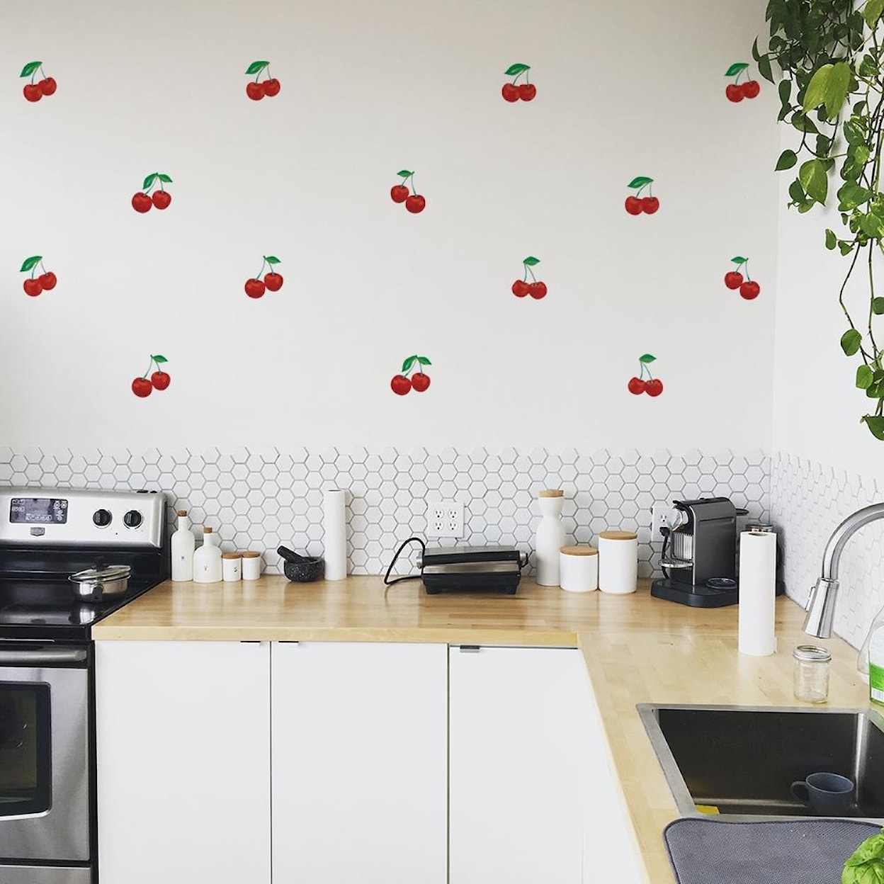 Tempaper Wall Decals Cherry Wall