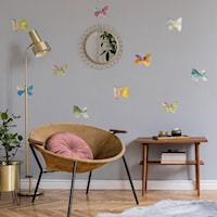 Painted Butterfly Wall Decals