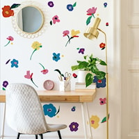 Abstract Flower Wall Decals