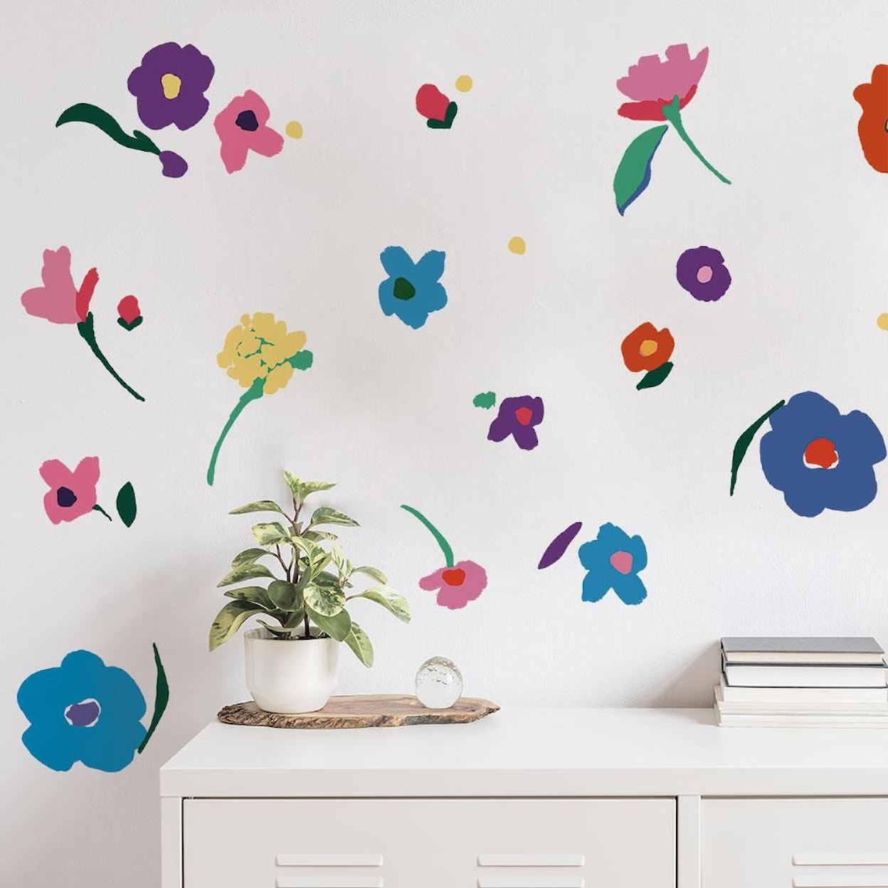 Tempaper Wall Decals Abstract Flower