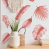 Tempaper Wall Decals Watercolor Palm Leaf