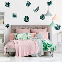 Graphic Palm Leaf Wall Decals