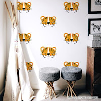 Tiger Cubs Wall Decals