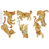 Tempaper Wall Decals Watercolor Tiger