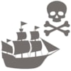 Tempaper Wall Decals Pirate Skull & Crossbones