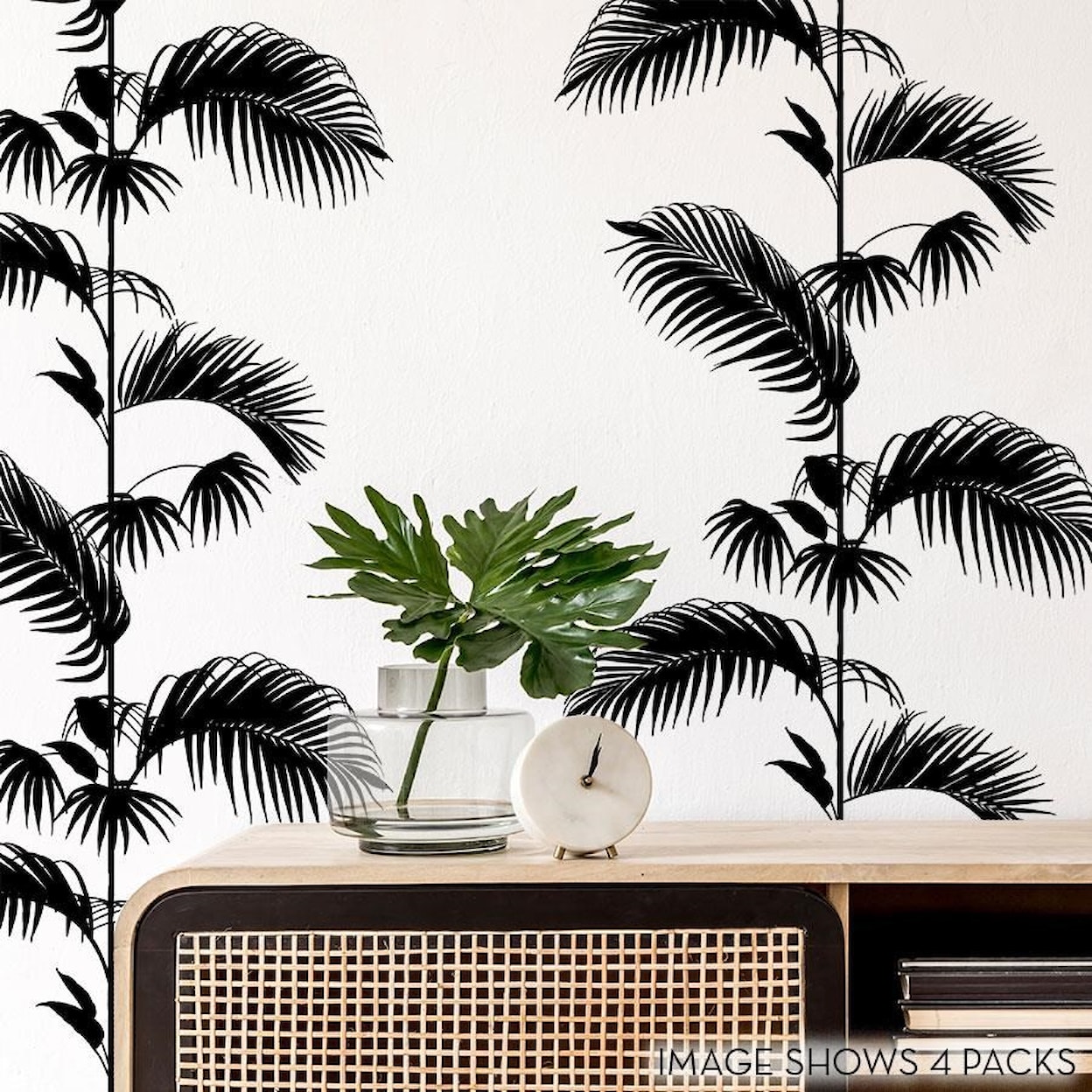 Tempaper Wall Decals Palm Leaf Stripe
