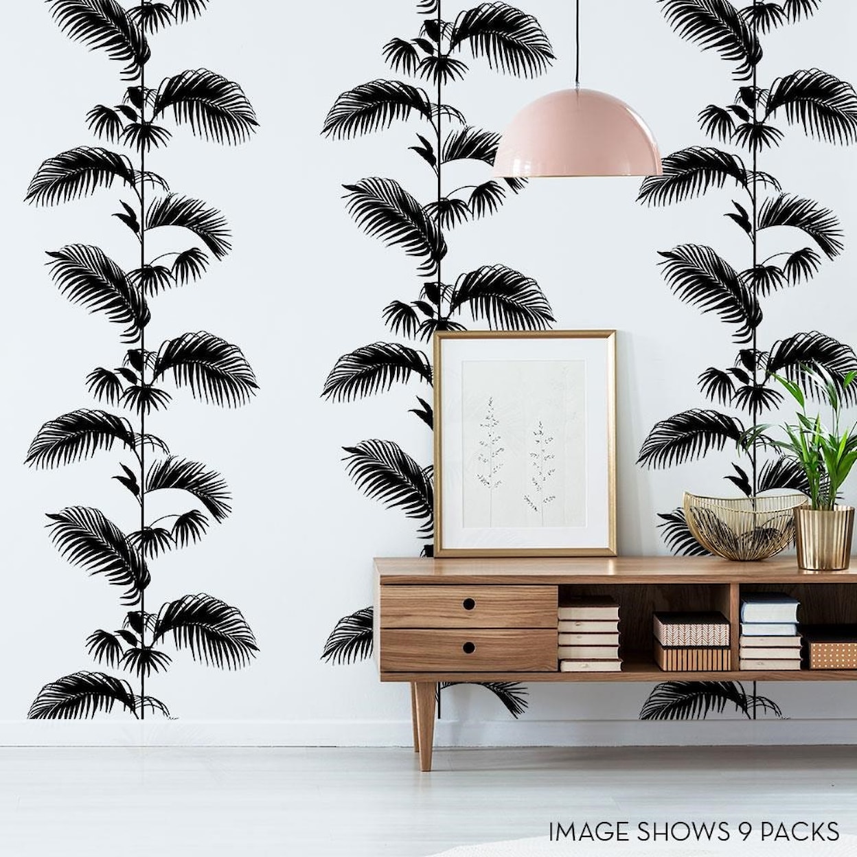 Tempaper Wall Decals Palm Leaf Stripe