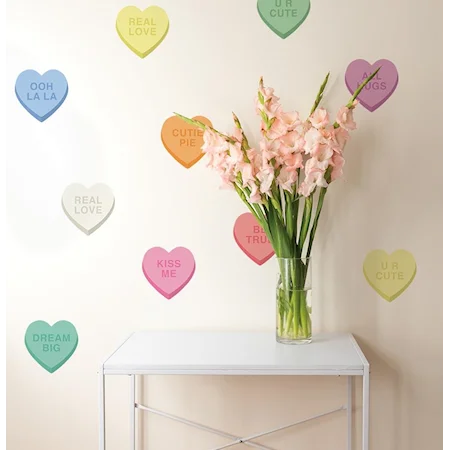 Candy Heart Wall Decals