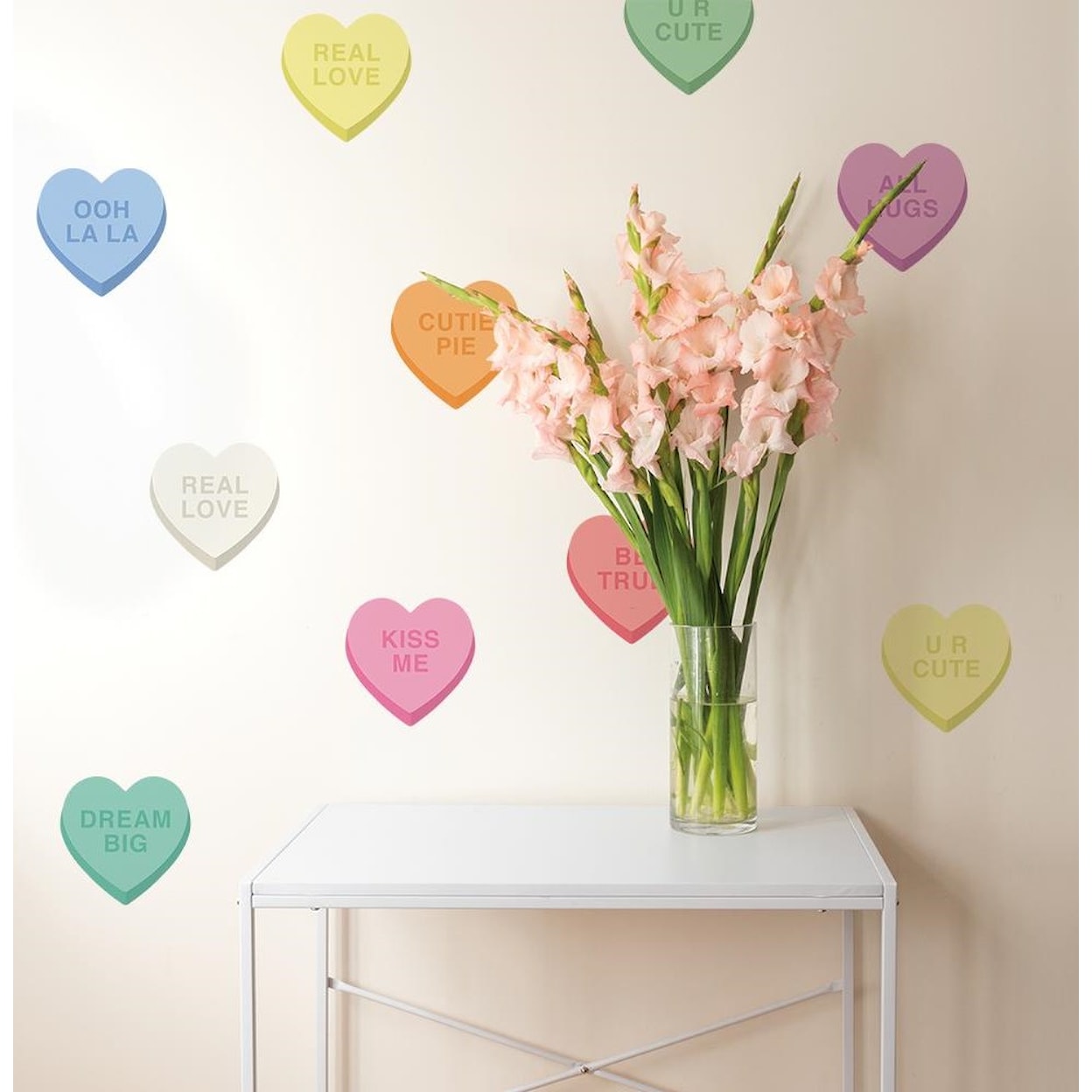 Tempaper Wall Decals Candy Heart Wall Decals