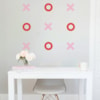 Tempaper Wall Decals Tic Tac Toe Wall Decal