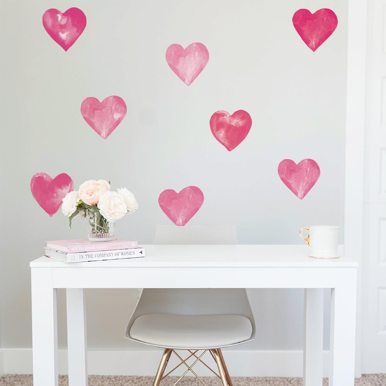 Tempaper Wall Decals Valentine's Day Heart Wall Decal