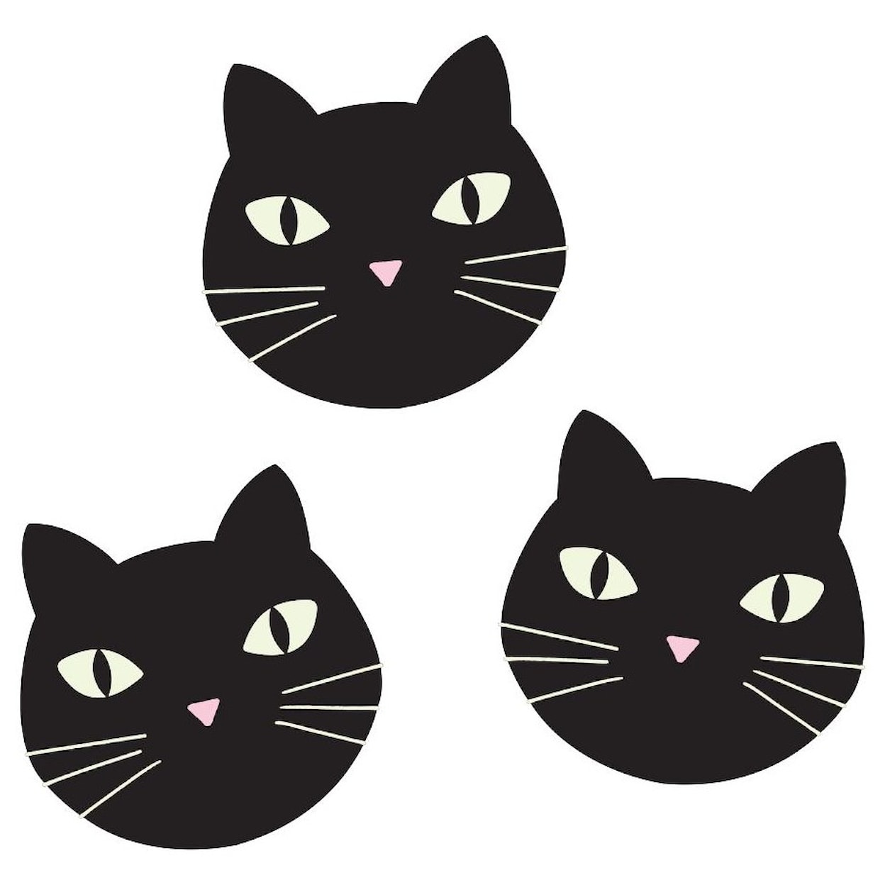 Tempaper Wall Decals Black Cats