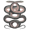 Tempaper Wall Decals Twin Serpents