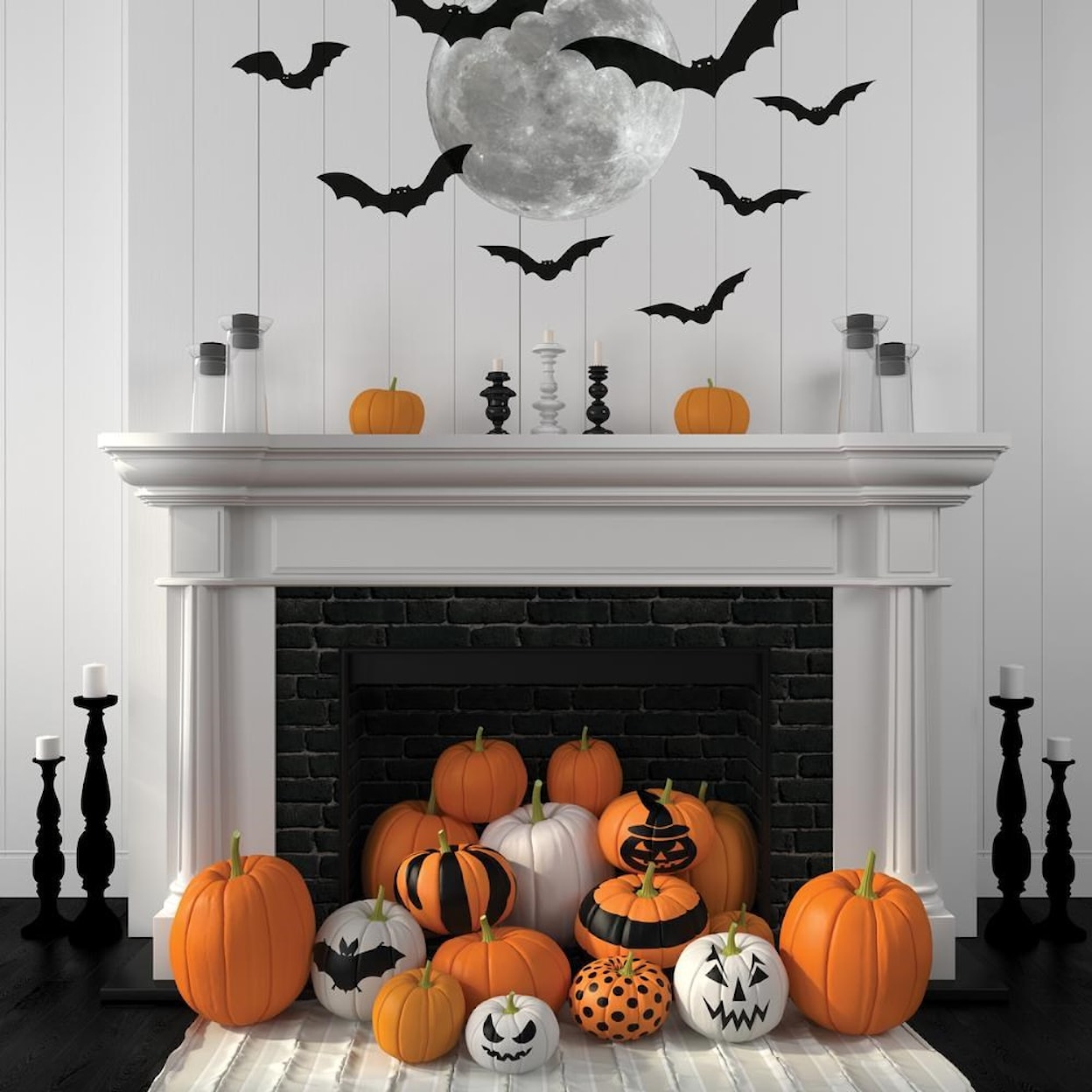 Tempaper Wall Decals Flying Bats