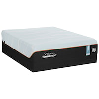 Split Cal King TEMPUR-LUXEbreeze°™ Soft Mattress and Tempur-Flat High Profile Foundation; set includes 2 mattresses and 2 foundations