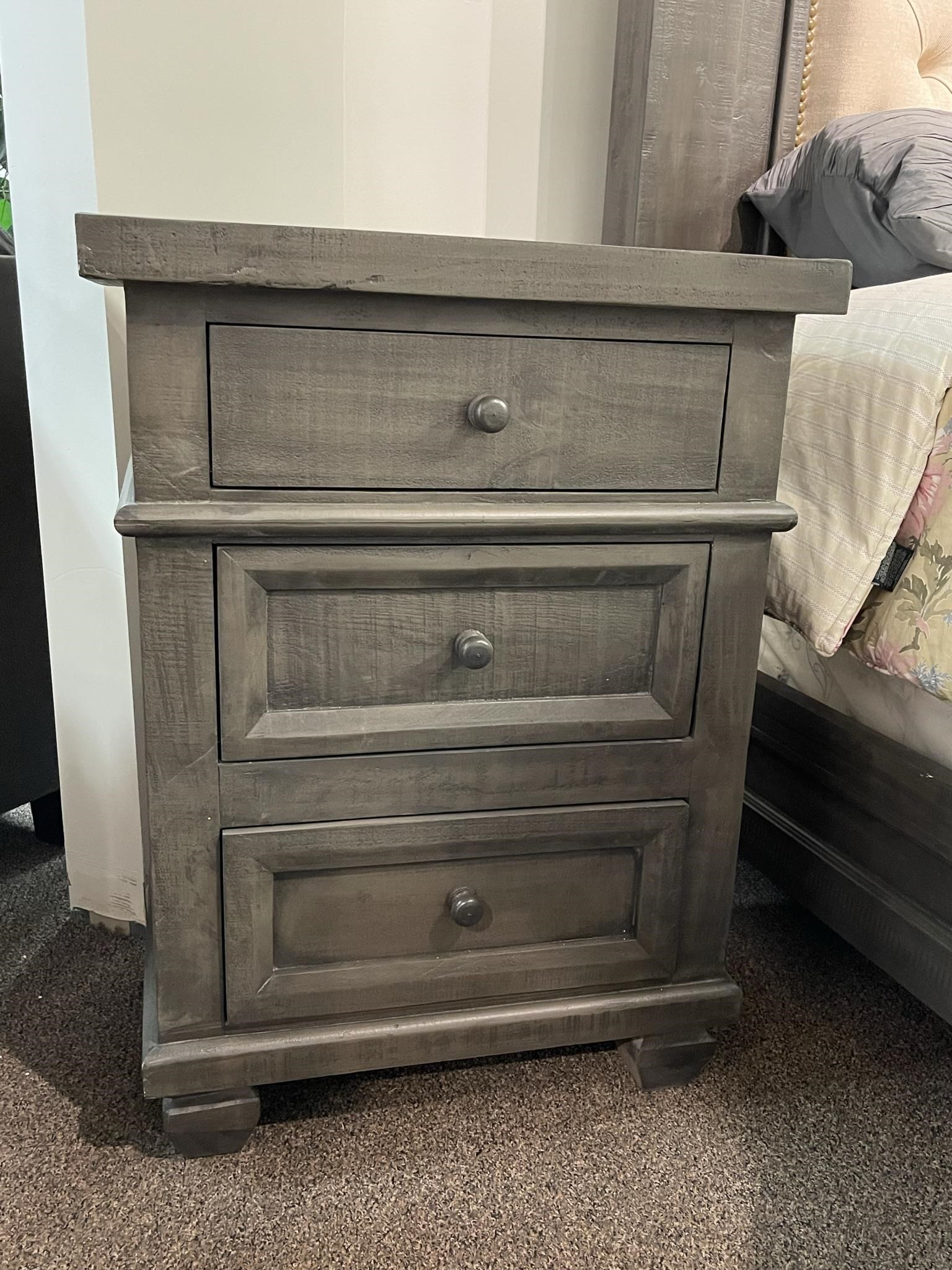 Solid Wood Nightstand