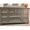 Original Texas Rustic Cottage Gray Solid Wood Dresser