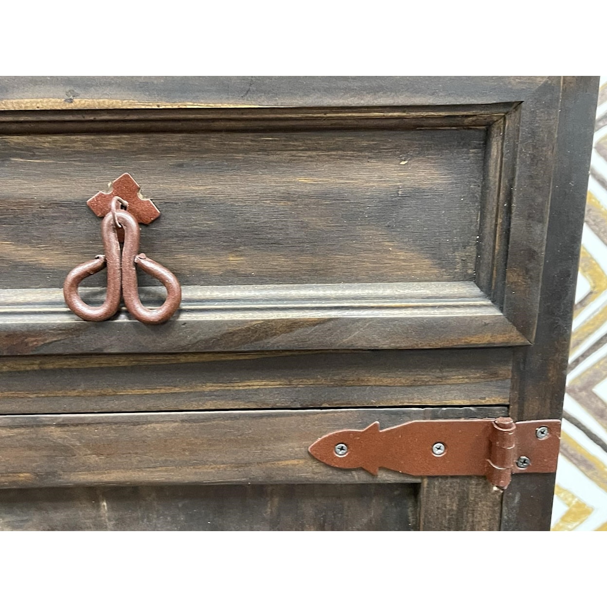 Original Texas Rustic La Mansion Nightstand