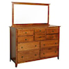 The Urban Collection Jamestown Square Large High Dresser and Mirror