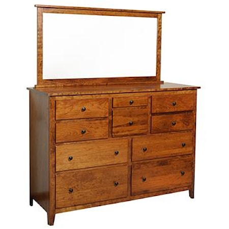 Large High Dresser and Mirror