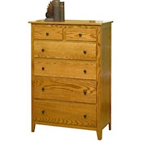 Casual Small 6 Drawer Chest