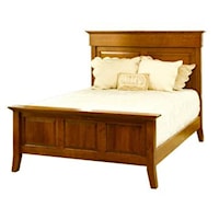 Casual King Panel Bed