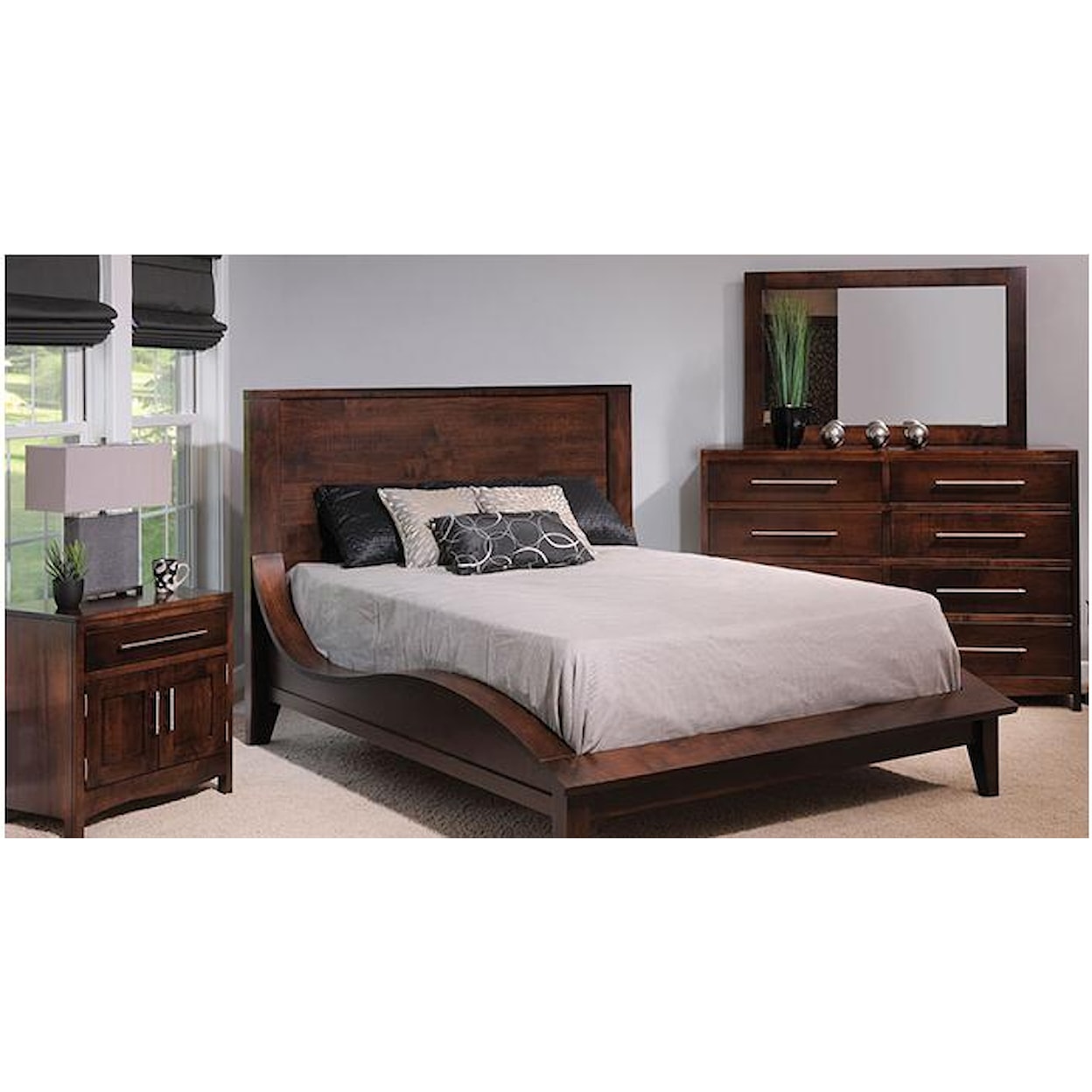 The Urban Collection Coronado Full High Headboard Bed