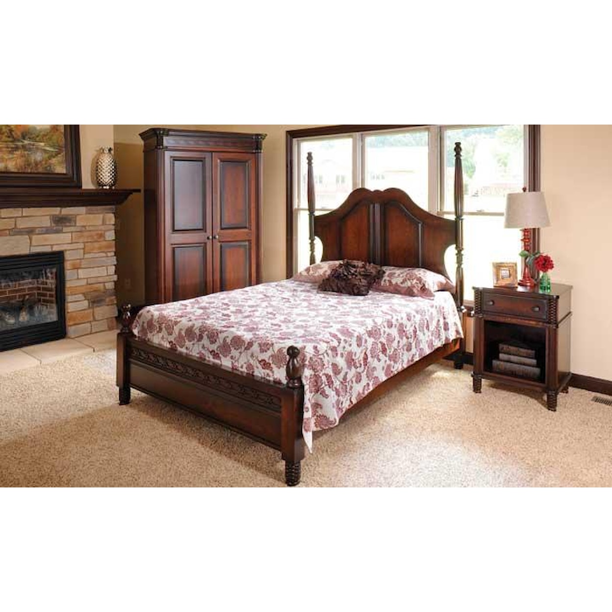 The Urban Collection New Generations Queen Poster Bed