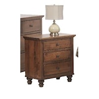 3-Drawer Nightstand