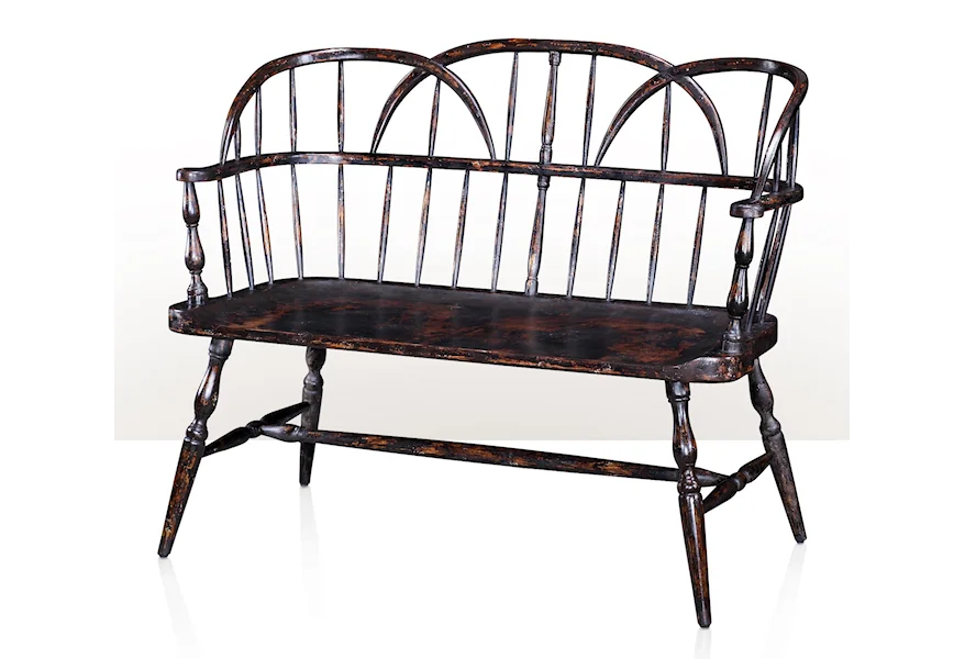 1783 Back Bench by Theodore Alexander at Alison Craig Home Furnishings