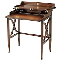 Brooksby's Campaign Desk with Leather Inlay