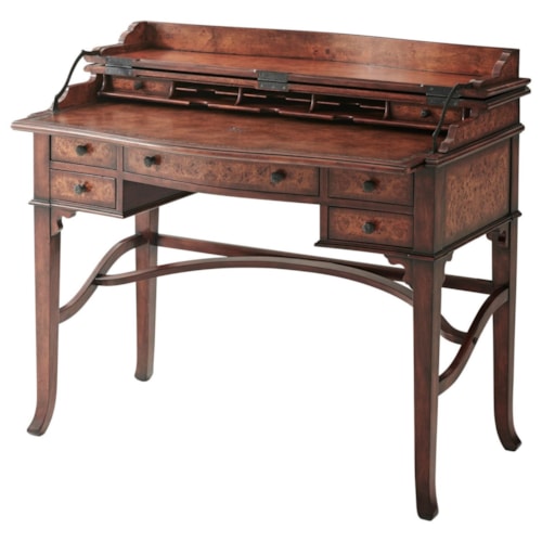 Mentioned in Dispatches Campaign Desk with Poplar Burl