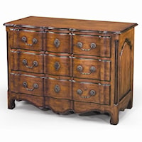 Pine Commode Chest with 3 Drawers