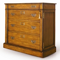 Campaign Wellington Chest with 4 Drawers