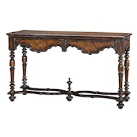 Italian Villa Console Table with 2 Drawers