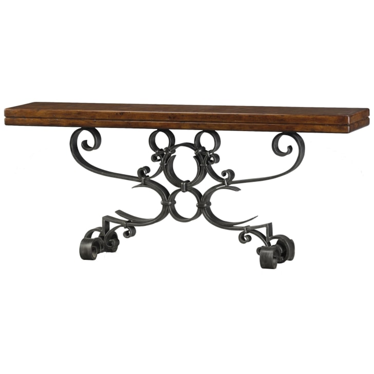 Theodore Alexander Classic yet Casual Iron Console Table