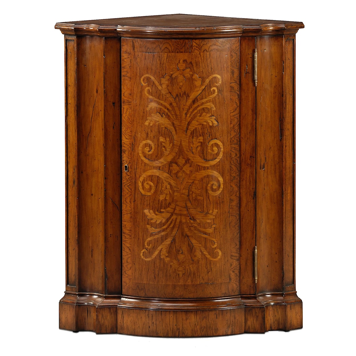 Theodore Alexander Classic yet Casual Corner Cabinet