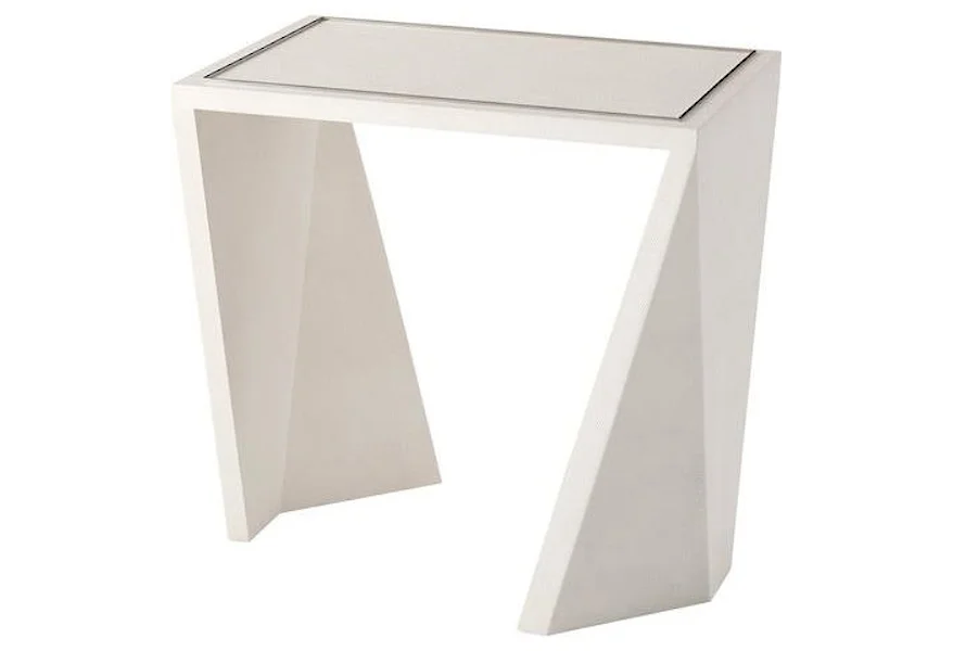 Composition Side Table by Theodore Alexander at Baer's Furniture