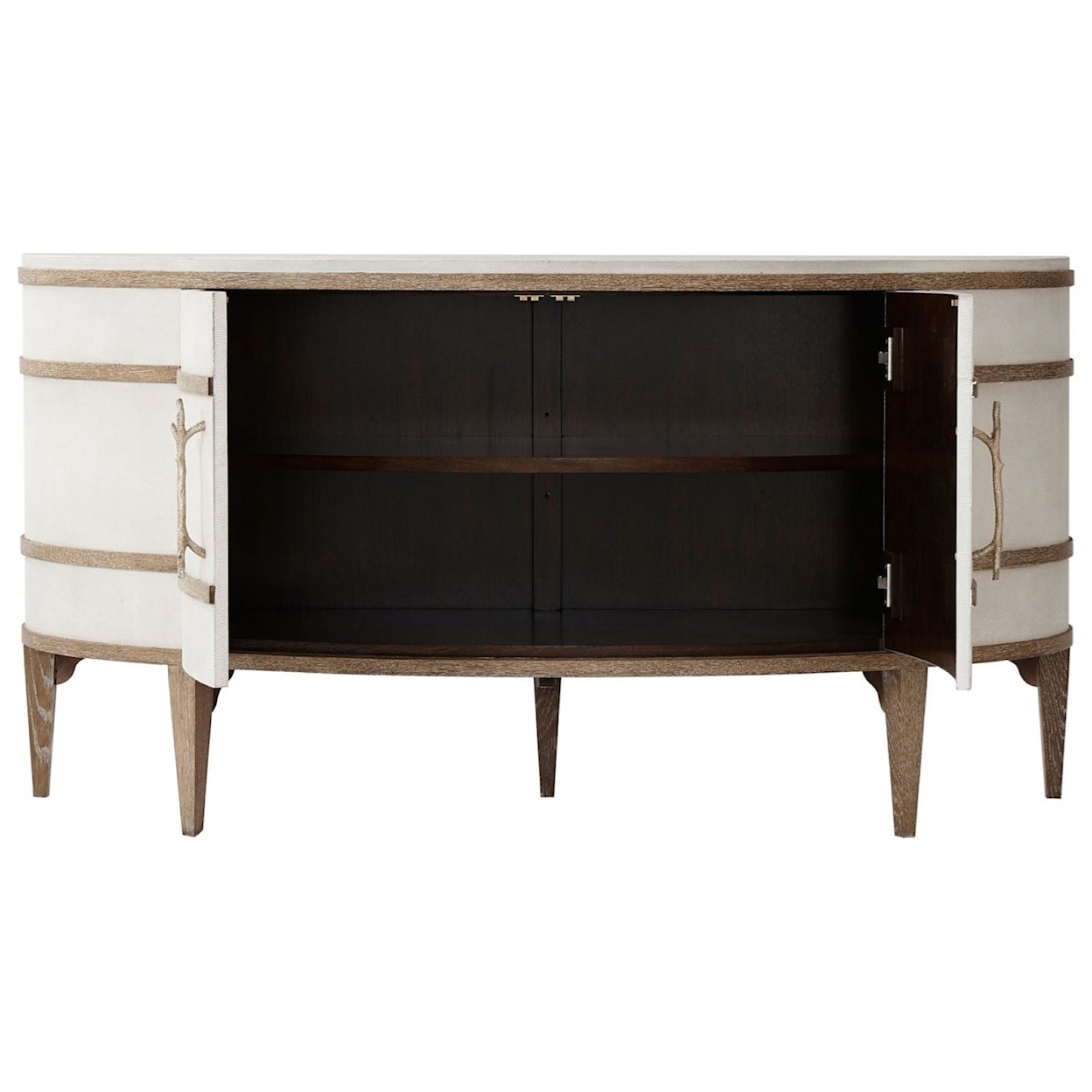 Theodore Alexander Corallo Brandon Curve II Bowfront Cabinet