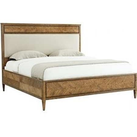 Upholstered Panel King Bed