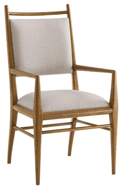 Transitional Upholstered Arm Chair