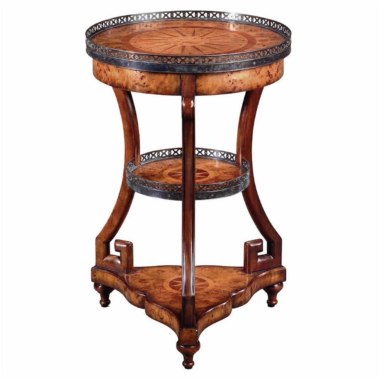 Theodore Alexander Tables 3 Tier Lamp End Table