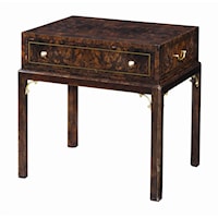 Traditional 1 Drawer End Table