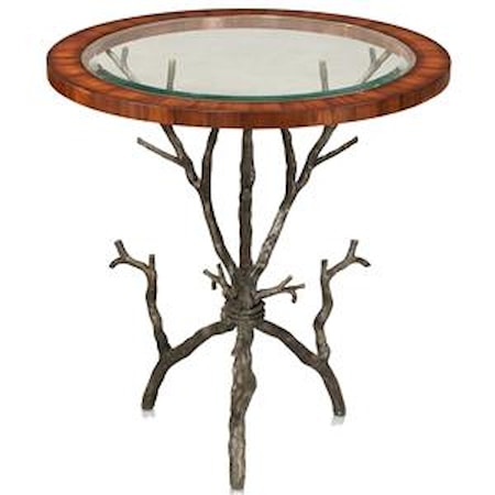 Cast Brass Lamp Table