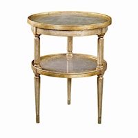 2 Tier Circular End Table